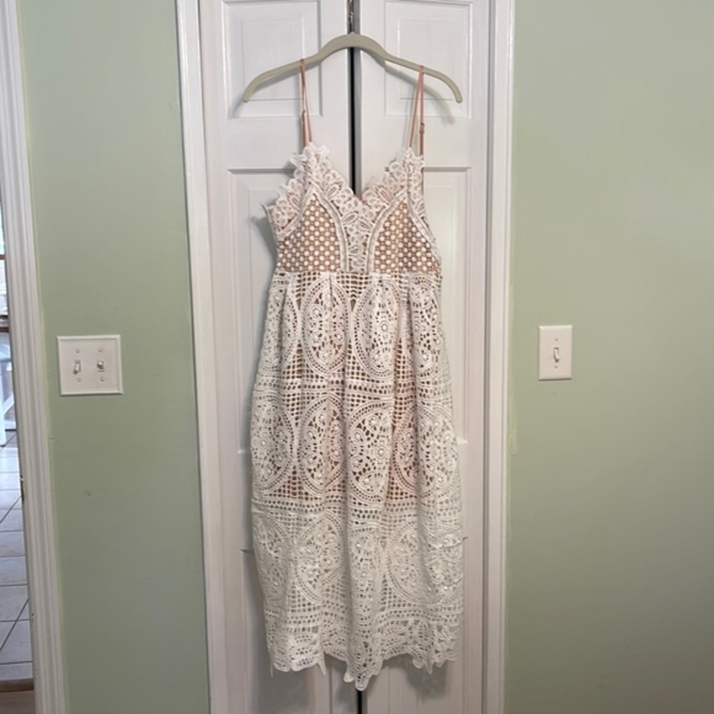 Bridal Midi‎ Dress